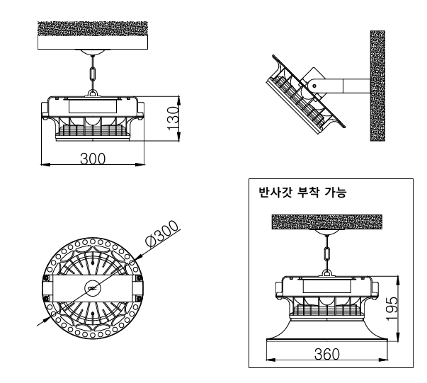 DNR-HB80W-P 도면