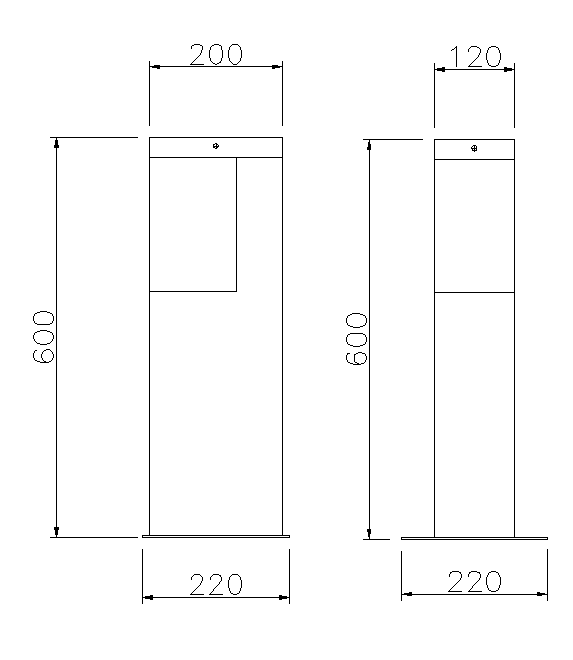 DNR-B15W600 drawing