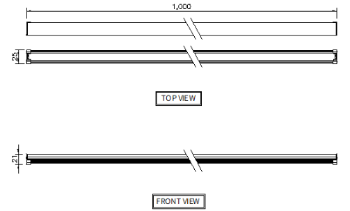 DNR-INS-25SB-15W drawing