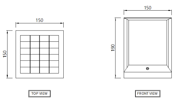 DNR-MUN-SOLAR1-2W drawing